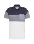 JACK & JONES Majica mornarska / bela / dimno modra - Pepit.si