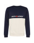 JACK & JONES Majica mornarska / rdeča / volneno bela - Pepit.si