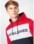 JACK & JONES Majica nočno modra / rdeča / bela - Pepit.si