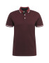 JACK & JONES Majica 'Paulos' burgund / karminsko rdeča / črna / bela - Pepit.si