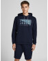 JACK & JONES Majica 'Shawn' mornarska / svetlo modra - Pepit.si