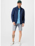 JACK & JONES Majica 'Win' marine / azur / rumena / rdeča / bela - Pepit.si