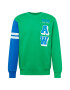 JACK & JONES Majica 'WORLD' modra / zelena / bela - Pepit.si