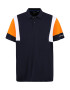 Jack & Jones Plus Poloshirt 'BOSTON' mornarska / bela / oranžna - Pepit.si