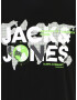 Jack & Jones Plus Majica 'DUST' kivi / črna / bela - Pepit.si