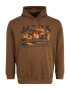 Jack & Jones Plus Majica 'HUNTER' rjava / oranžna / črna - Pepit.si