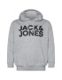 Jack & Jones Plus Majica pegasto siva / črna - Pepit.si