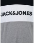 Jack & Jones Plus Majica modra / siva / bela - Pepit.si