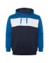 Jack & Jones Plus Majica 'MONSE' modra / temno modra / bela - Pepit.si