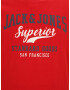 Jack & Jones Plus Majica rdeča / črna / bela - Pepit.si