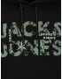 Jack & Jones Plus Majica rumena / kaki / črna / bela - Pepit.si