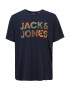 Jack & Jones Plus Majica 'Soldier' mornarska / oranžna / siva - Pepit.si