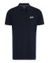 Jack & Jones Plus Majica 'STRUCTURE' temno modra / bela - Pepit.si