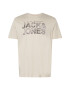 Jack & Jones Plus Majica 'THAD' siva / temno siva / črna / volneno bela - Pepit.si