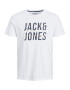 Jack & Jones Plus Majica 'Xilo' mornarska / oranžna / off-bela - Pepit.si