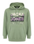 Jack & Jones Plus Majica zelena / lila / črna / bela - Pepit.si