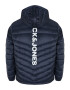 Jack & Jones Plus Prehodna jakna marine / bela - Pepit.si