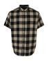 Jack & Jones Plus Srajca 'GINGHAM' temno bež / črna - Pepit.si