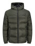 Jack & Jones Plus Zimska jakna 'Chili' temno zelena - Pepit.si