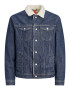 JACK & JONES Prehodna jakna moder denim / bela - Pepit.si