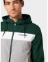 JACK & JONES Prehodna jakna 'Rush' temno siva / temno zelena / bela - Pepit.si