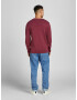 JACK & JONES Pulover 'LEO' burgund - Pepit.si