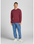 JACK & JONES Pulover 'LEO' burgund - Pepit.si