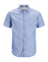 JACK & JONES Srajca 'Abel' mornarska / svetlo modra / pastelno roza - Pepit.si