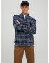 JACK & JONES Srajca 'Barret' marine / mornarska / bela - Pepit.si