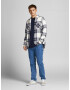 JACK & JONES Srajca 'FINDER' marine / bela - Pepit.si