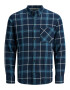 JACK & JONES Srajca 'Grayson' modra / bela / mornarska - Pepit.si