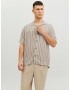 JACK & JONES Srajca 'Jeff' chamois / naravno bela - Pepit.si