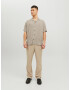 JACK & JONES Srajca 'Jeff' chamois / naravno bela - Pepit.si