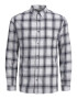 JACK & JONES Srajca 'ORION' mornarska / temno siva / bela - Pepit.si