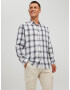 JACK & JONES Srajca 'ORION' mornarska / temno siva / bela - Pepit.si