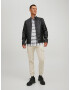 JACK & JONES Srajca 'ORION' mornarska / temno siva / bela - Pepit.si