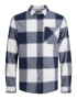 JACK & JONES Srajca 'OWEN' mornarska / bela - Pepit.si