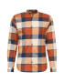 JACK & JONES Srajca rjava / oker / bež / temno modra - Pepit.si