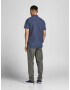 JACK & JONES Srajca 'Summer' mornarska / golobje modra / bela - Pepit.si