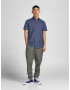 JACK & JONES Srajca 'Summer' mornarska / golobje modra / bela - Pepit.si