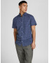 JACK & JONES Srajca 'Summer' mornarska / golobje modra / bela - Pepit.si