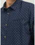 JACK & JONES Srajca temno modra / bela - Pepit.si