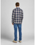 JACK & JONES Srajca kremna / temno modra - Pepit.si