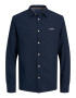 JACK & JONES Srajca 'TONS' temno modra / bela - Pepit.si