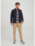 JACK & JONES Srajca 'Walter' kremna / mornarska / temno siva - Pepit.si