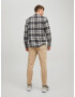 JACK & JONES Srajca 'Walter' kremna / mornarska / temno siva - Pepit.si