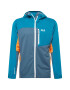 JACK WOLFSKIN Prehodna jakna 'EAGLE PEAK II' modra / oranžna / bela / cijansko modra - Pepit.si