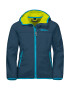 JACK WOLFSKIN Športna jakna 'Fourwinds' modra / mornarska / limonino-rumena - Pepit.si