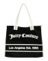 Juicy Couture Nakupovalna torba 'Rosmarie' črna / bela - Pepit.si