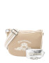 Juicy Couture Torba za čez ramo 'Heather' temno siva / srebrno-siva / bela - Pepit.si